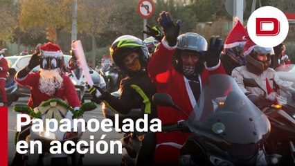 «Papanoelada», o cuando Papá Noel cambia los renos por motos
