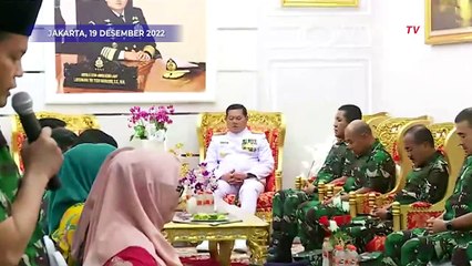 Jelang Pelantikan Panglima TNI, Laksamana Yudo Margono dan Keluarga Doa Bersama