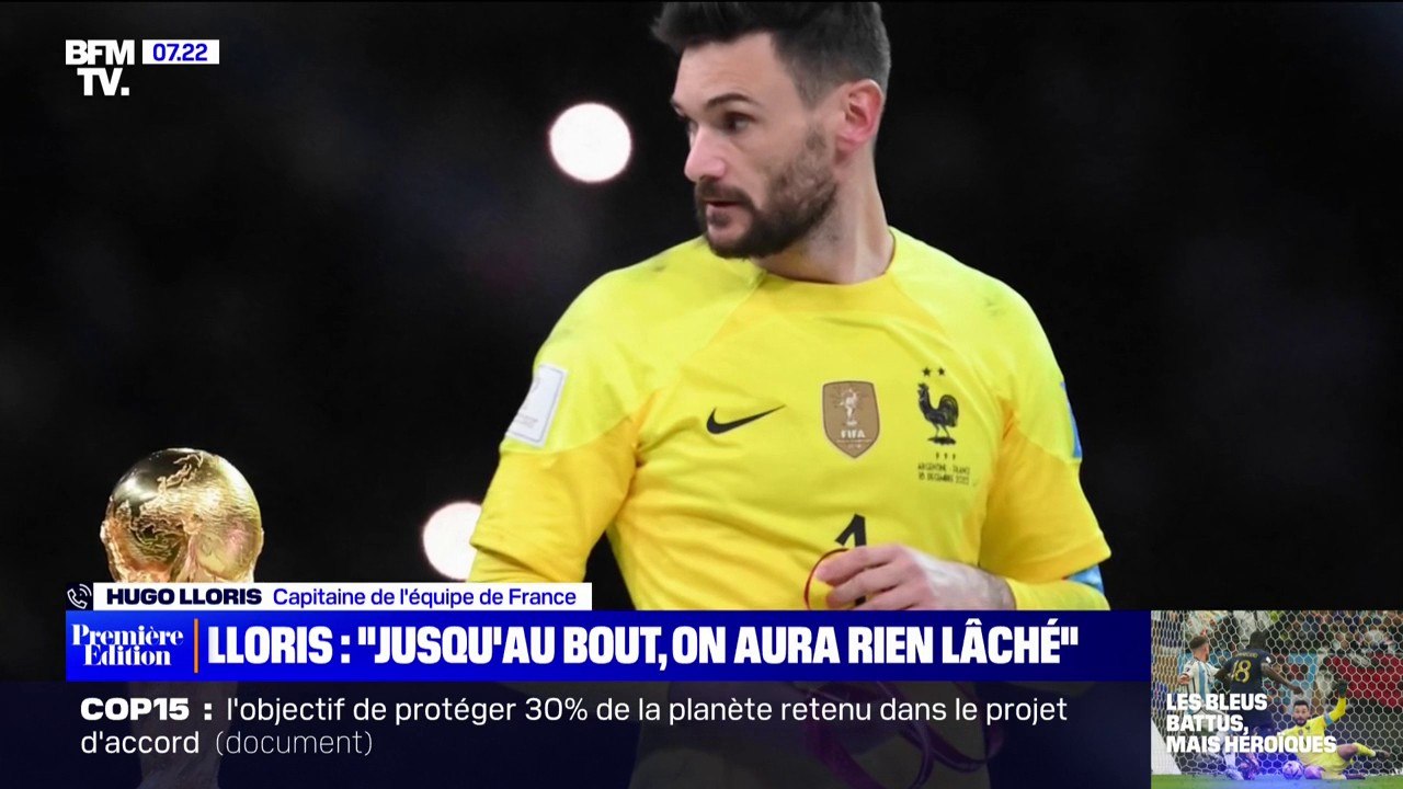 "On aura tout donné jusqu'au bout": la réaction d'Hugo Lloris après la défaite des Bleus face à l'Argentine