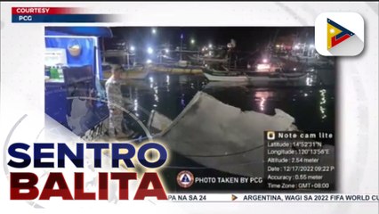 Video herunterladen: Hinihinalang rocket debris, narekober ng PCG at mga mangingisda malapit sa Subic, Zambales