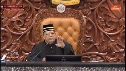 Ahli Parlimen Beruas salah perbahasan