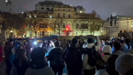 İngiltere'deki Arjantin taraftarlarının şampiyonluk sevinci