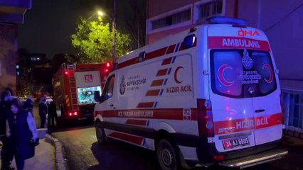 Ümraniye'de gecekondu alev alev yandı
