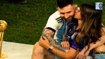 Emotional Lionel Messi Celebrates Final Win with Wife Antonela and Children after Incredible Clash