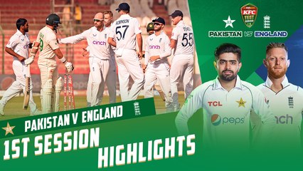 1st Session Highlights | Pakistan vs England | 3rd Test Day 3 | PCB | MY2T