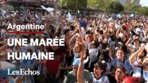 En images : explosion de joie en Argentine, déception en France