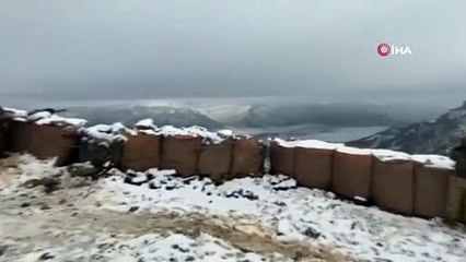 -25 derecede vatan nöbetindeki Mehmetçik böyle görüntülendi