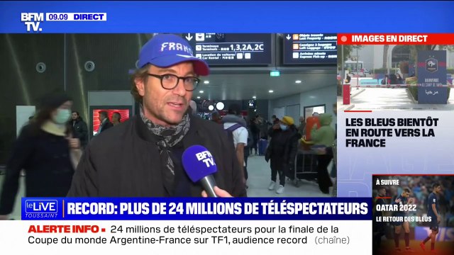 De retour du Qatar, les supporters français sont fiers du parcours des Bleus malgré la défaite face à l'Argentine
