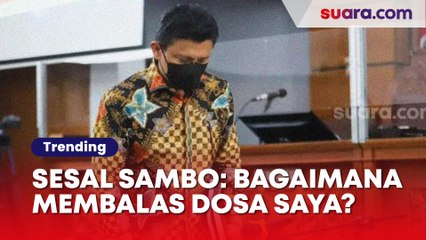 Sesal Ferdy Sambo: Saya Salah, Saya Tidak Tahu Harus Bagaimana Membalas Dosa Saya