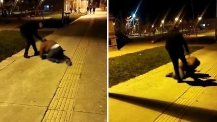 Kız çocuğunu taciz ettiği öne sürülen şüpheliye meydan dayağı! Dövdükten sonra polise teslim ettiler