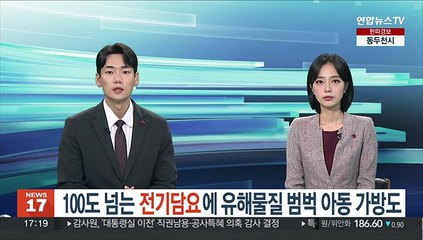 100도 넘는 전기담요에 유해물질 범벅 아동용 가방도
