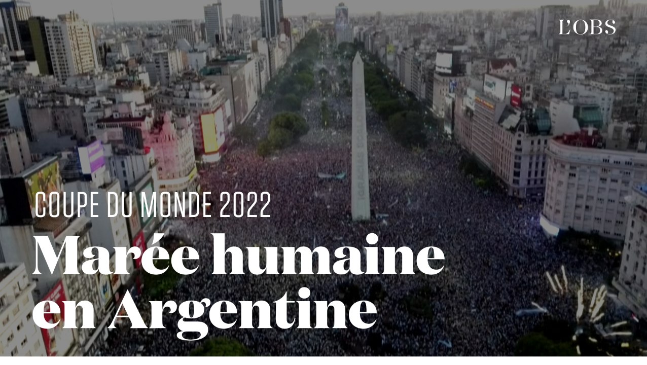 L'Argentine fête sa victoire à la Coupe du Monde 2022 dans les rues de Buenos Aires