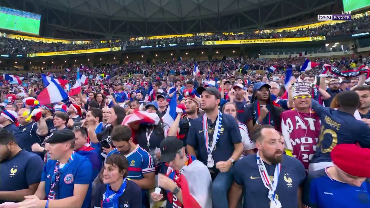 الشوط الاضافي الاول مباراة الارجنتين وفرنسا نهائي كأس العالم 2022