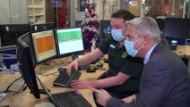 Health secretary visits ambulance trust ahead of strikes