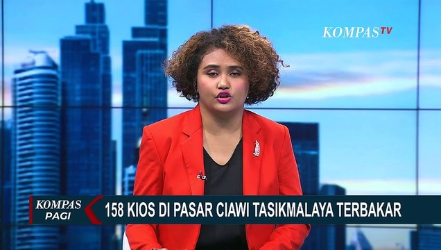 Diduga karena Korsleting, Kebakaran Hanguskan 158 Kios Pasar Ciawi