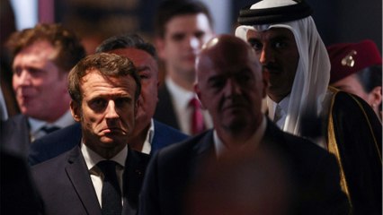 VOICI : Coupe du monde 2022 : le prix des voyages d'Emmanuel Macron au Qatar dévoilé… et c'est énorme
