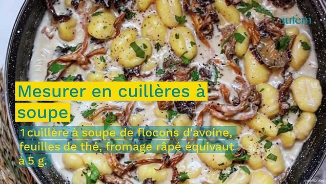 Les équivalences pour bien cuisiner avec les bonnes quantités