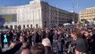 La Lazio arriva in Piazza Esedra per i funerali solenni a Mihajlovic