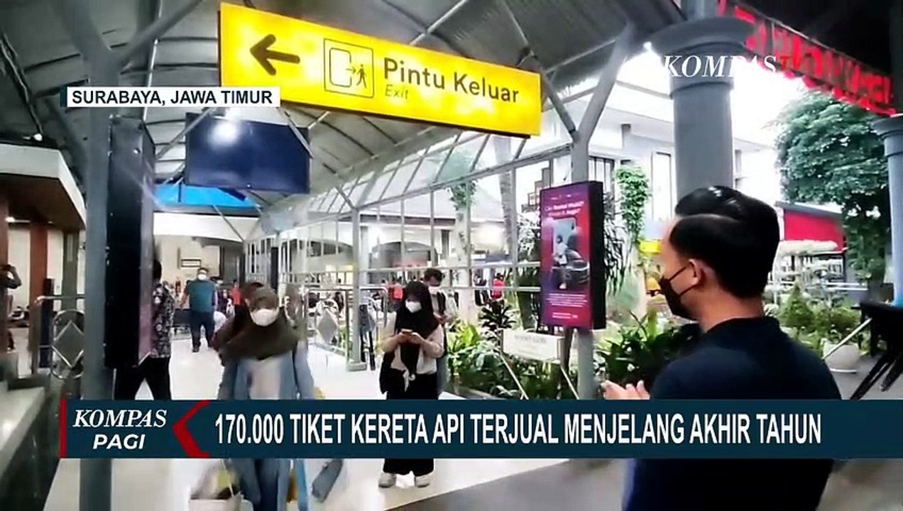 Jelang Akhir Tahun, 170 Ribu Tiket Kereta Api di Wilayah KAI DAOP 8 Surabaya Ludes Terjual