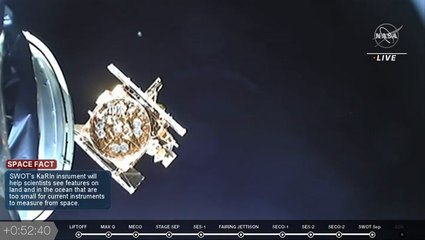 Amazing View From Space As SpaceX Deployed NASA Water-Monitoring Satellite