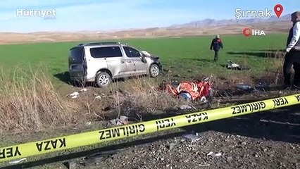 Cizre'de feci kaza: 4 kişi hayatını kaybetti