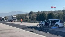 OTOMOBİL TIR'A ARKADAN ÇARPTI: 1 ÖLÜ, 2 YARALI