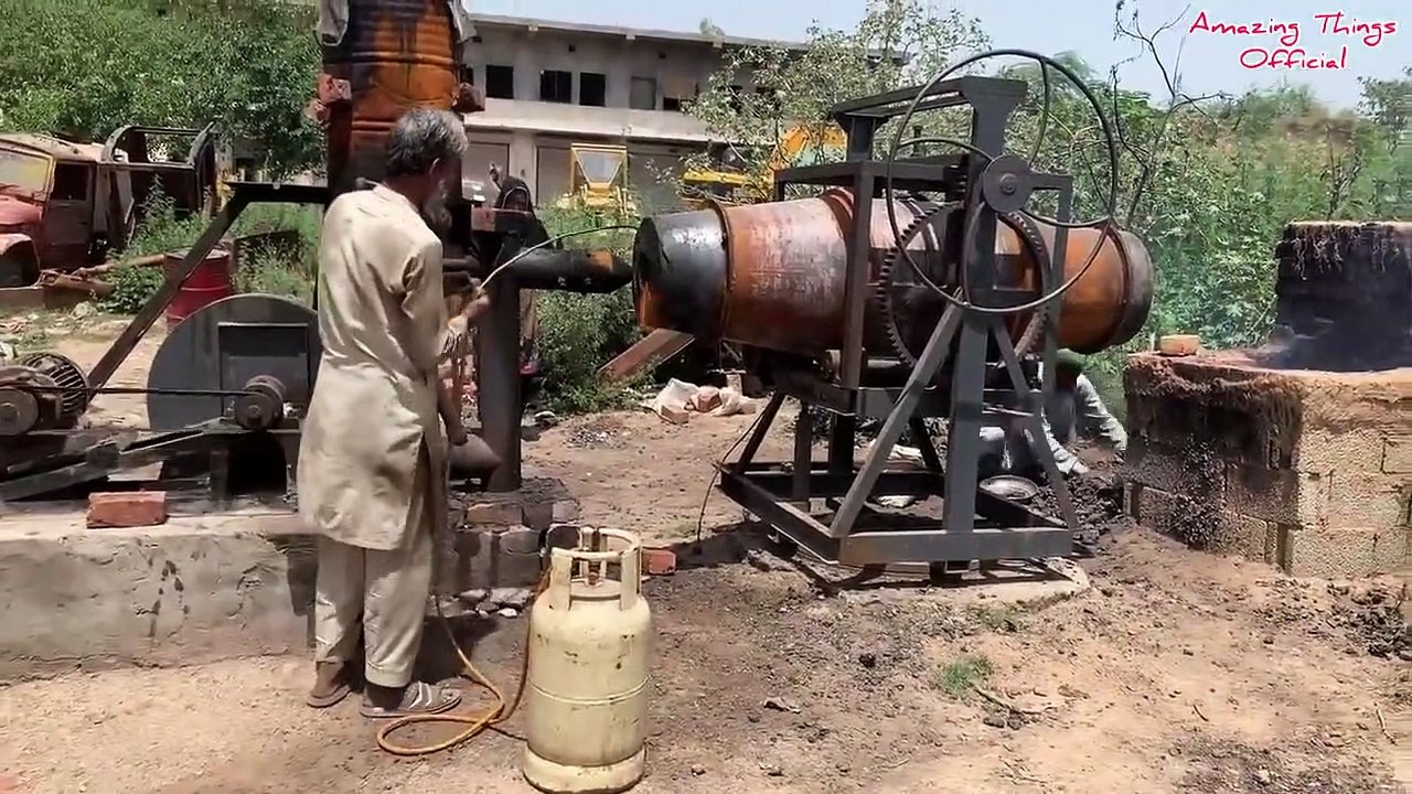 How We Made Brake Drums For Semi Truck From Cast Iron Scrap __ Brake