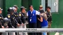 El reo Castillo: amigos, allegados y los que consiguieron trabajo en su gobierno desfilan por Dinoes