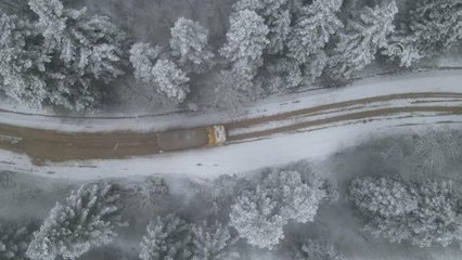 KASTAMONU - Kar yağışı etkili oluyor