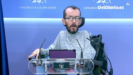 Echenique, sobre la decisión del Constitucional: “Si una orden va en contra de la propia Constitución, no habría motivos para acatarla”