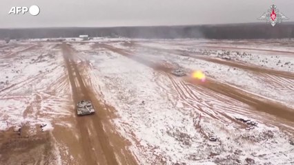 Truppe russe tengono esercitazioni in Bielorussia