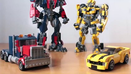 How to build Lego Transformers Bumblebee MOC - 12
