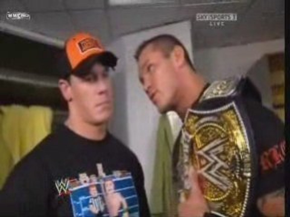 Cena & Orton discuss the handicap match  3.17.08