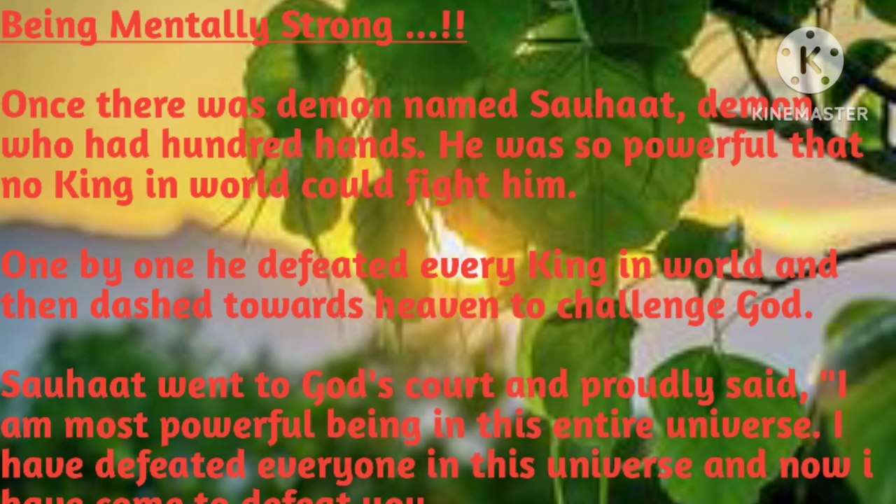 Being Mentally Strong