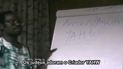 VÍDEO ANTIGO MOSTRA AFRICANO PREGANDO O NOME DO ALTÍSSIMO יהוה