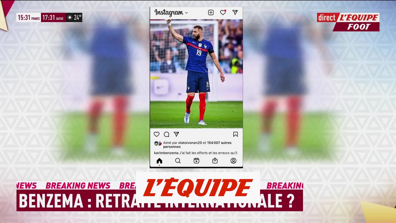 Benzema : retraite internationale ? - Foot - Bleus