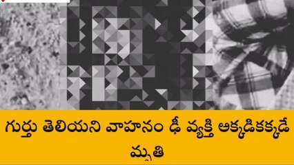 పల్నాడు: పిడుగురాళ్లలో రోడ్డు ప్రమాదం... యువకుడు స్పాట్ డెడ్