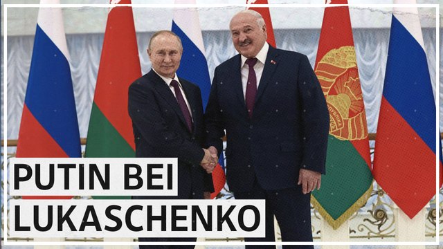 Putin zu Besuch bei Lukaschenko in Minsk