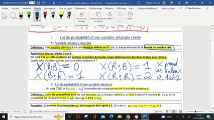 Cours sur les variables aléatoire