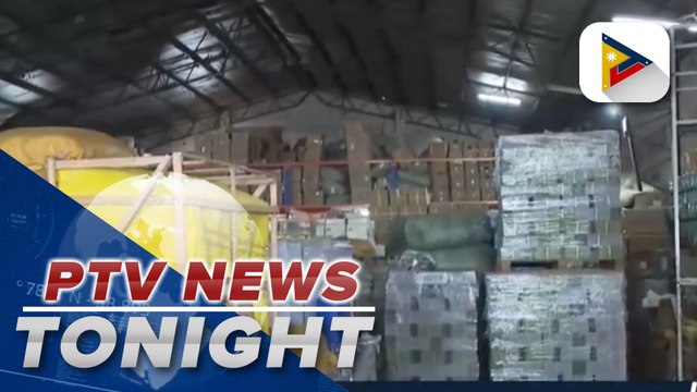 NPD operatives raid Navotas warehouse by virtue of a search warrant; counterfeit power tools worth P5-M seized