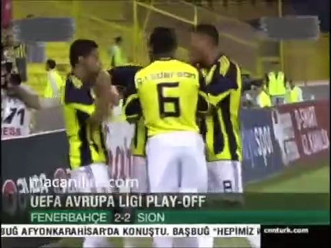 Fenerbahçe 2-2 FC Sion 27.08.2009 - 2009-2010 European Legaue Play-Off Round 2nd Leg (Ver. 2)