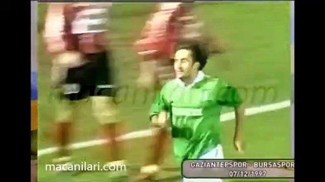 Gaziantepspor 1-2 Bursaspor 07.12.1997 - 1997-1998 Turkish 1st League Matchday 15