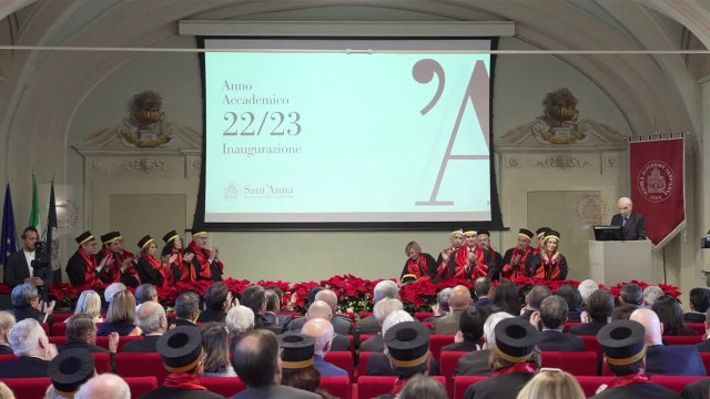 Inaugurato l'anno accademico della Scuola Sant'Anna di Pisa