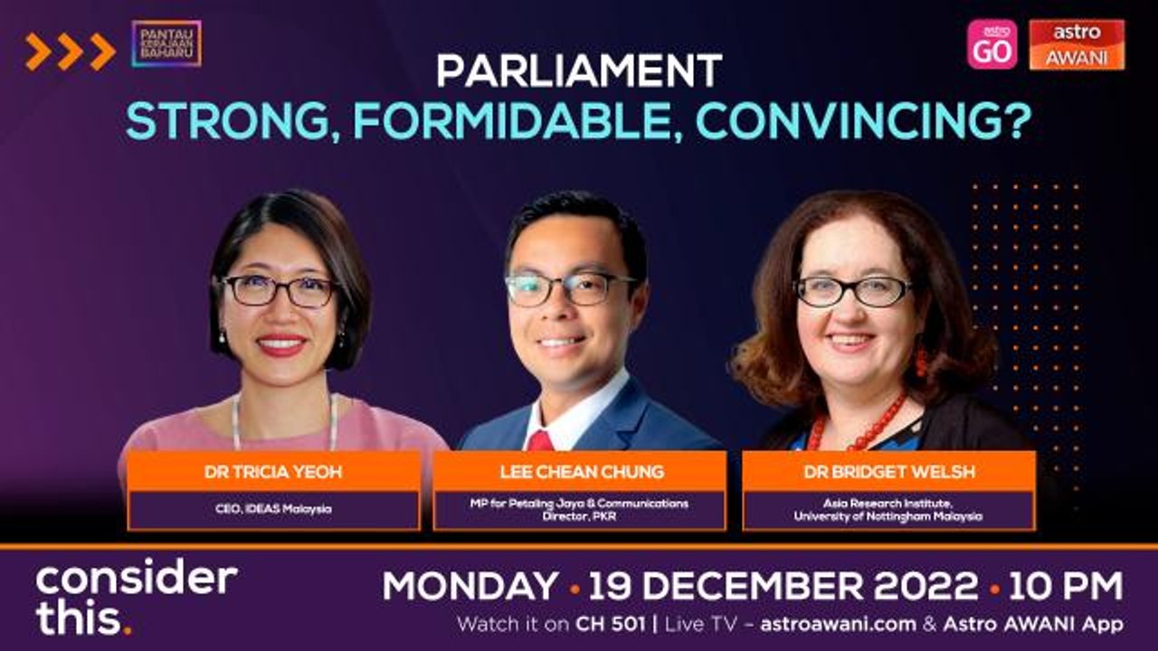 Consider This: Parliament (Part 1) - Strong, Formidable, Convincing?