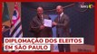 Diplomações de Eduardo Bolsonaro e Mários Frias em SP têm vaias e aplausos do público