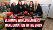 Slimming World consultants donate food and toys to The Brick in time for Christmas