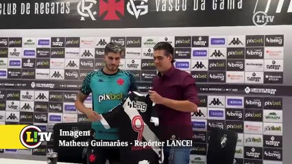 Vasco apresenta oficialmente Pedro Raul