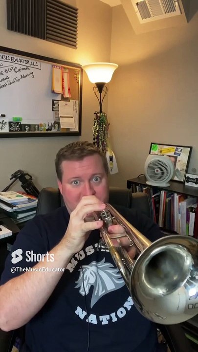 When playing trumpet how do you stop the air or end the note?