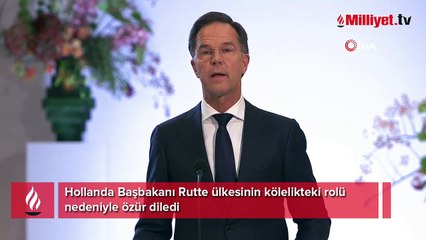 Hollanda Başbakanı Rutte ülkesinin kölelikteki rolü nedeniyle özür diledi