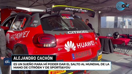 Alejandro Cachón, promesa de los rallyes en España